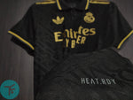 Real Madrid Concept Black - Golden T-shirt 24/25, Authentic Quality