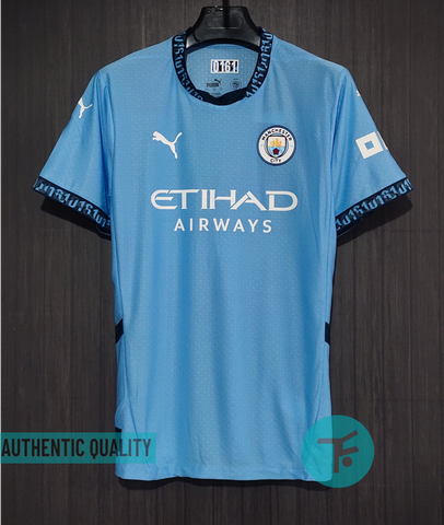 Manchester City Home T-shirt 24/5, Authentic Quality