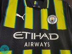 Manchester City Away T-shirt 24/25, Authentic Quality in EPL Font