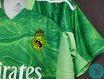 Real Madrid 2021/22 GK T-shirt with Courtois-1 and UCL Badges