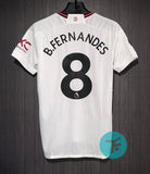 Printed: Manchester United Third T-shirt 23/24, Showroom Quality with B. Fernandes 8 print