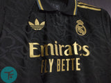 Real Madrid Concept Black - Golden T-shirt 24/25, Authentic Quality