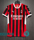 AC Milan Home T-shirt 24/25, Authentic Quality