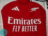 FULL HAND : Arsenal Home T-shirt 24/25, Authentic Quality with EPL Font