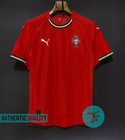 Portugal Home 2025 T-shirt, Authentic Quality