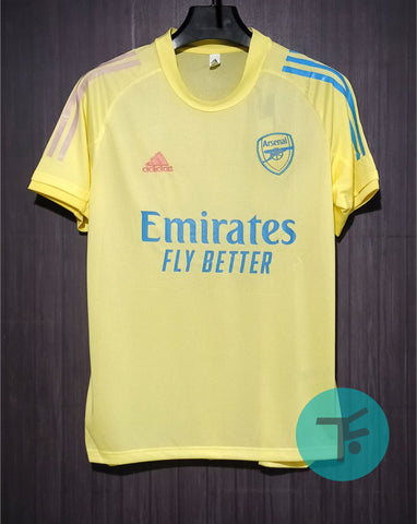 Arsenal 20/21 Yellow Training T-shirt