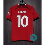 Liverpool Home T-shirt 22/23, Showroom Quality with EPL Font