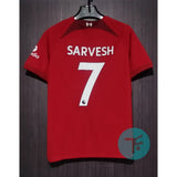 Liverpool Home T-shirt 22/23, Showroom Quality with EPL Font