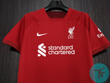 Liverpool Home T-shirt 22/23, Showroom Quality with EPL Font