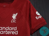 Liverpool Home T-shirt 22/23, Authentic Quality with EPL Font