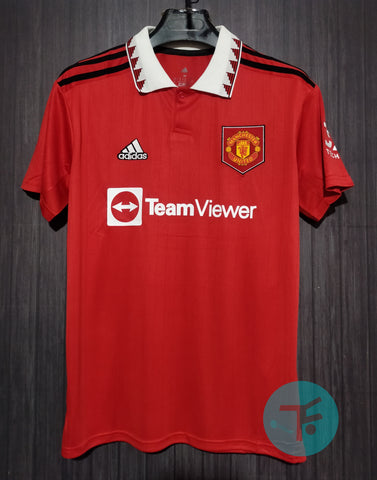 Manchester United Home T-shirt 22/23, Showroom Quality with EPL / Club  Font