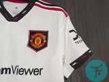 Manchester United Away T-shirt 22/23, Showroom Quality with EPL / Club  Font