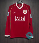 Manchester United 2006-07 Classic Home Retro in Full sleeves