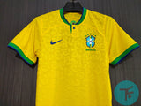 Brazil Home 2022 FIFA WC T-shirt, Authentic Quality