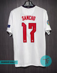 Printed: Sancho England Home Euro T-shirt with Euro badges, Showroom Quality