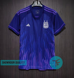 Argentina Away 2022 FIFA WC T-shirt (2star), Showroom Quality