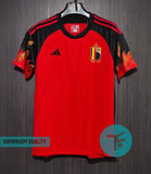 Belgium Home 2022 FIFA WC T-shirt, Showroom Quality