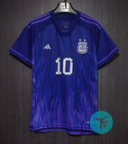 Argentina Away 2022 FIFA WC T-shirt (2star), Showroom Quality