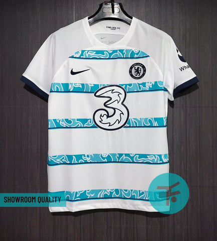 Chelsea Away T-shirt 22/23, Showroom Quality with EPL Font