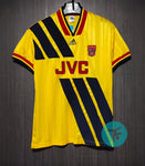 Arsenal 1993/94 Away Classic Retro with Wright-8 print