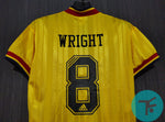 Arsenal 1993/94 Away Classic Retro with Wright-8 print