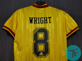 Arsenal 1993/94 Away Classic Retro with Wright-8 print