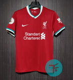 Liverpool Home T-shirt 20/21, Showroom Quality with EPL Font