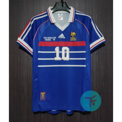 France 1998 Classic Home Retro with Zidane-10 print